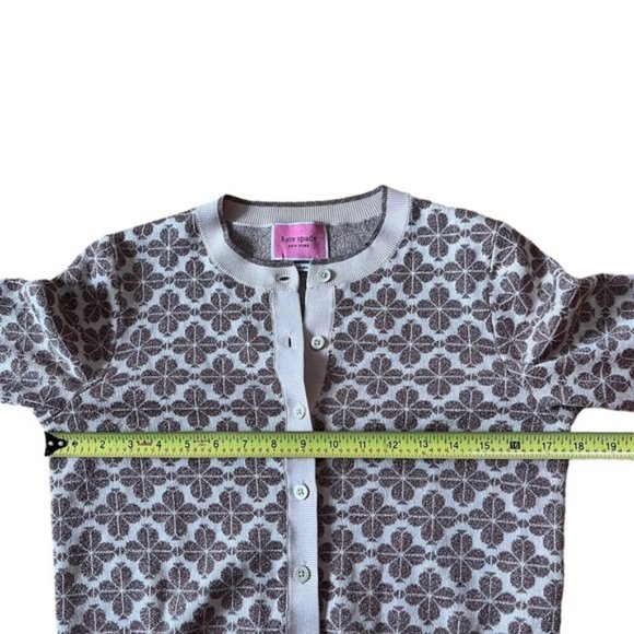 kate spade flower cardigan size small - Picture 8 of 10